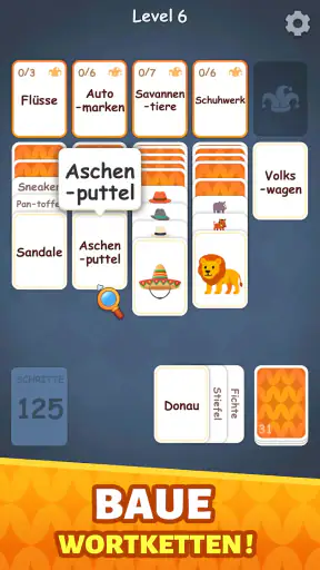 Wortsolitär: Associate Words screenshot