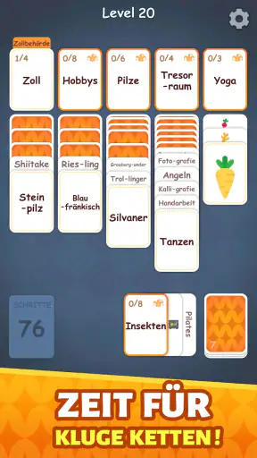 Wortsolitär: Associate Words screenshot