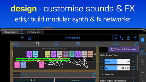Wotja: Live Generative Music screenshot