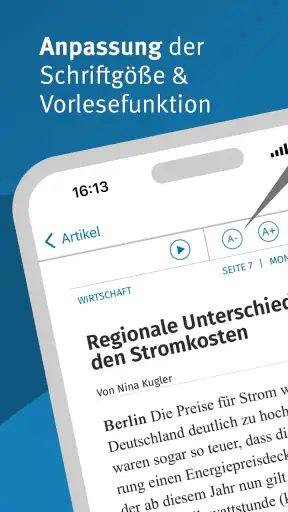 WP E-Paper screenshot