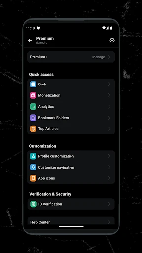 X screenshot