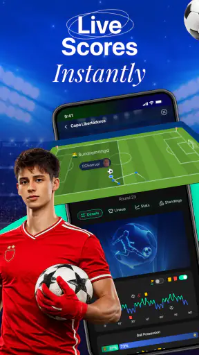 Fußball Live-Ergebnisse App screenshot