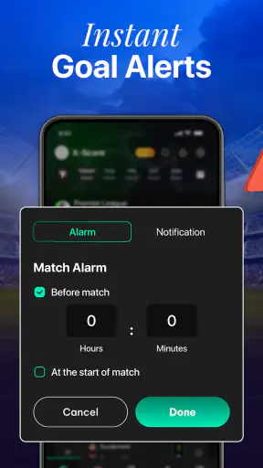 Fußball Live-Ergebnisse App screenshot