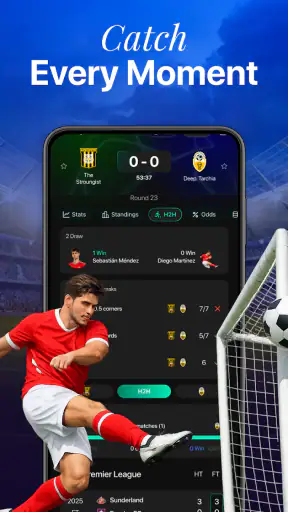 Fußball Live-Ergebnisse App screenshot