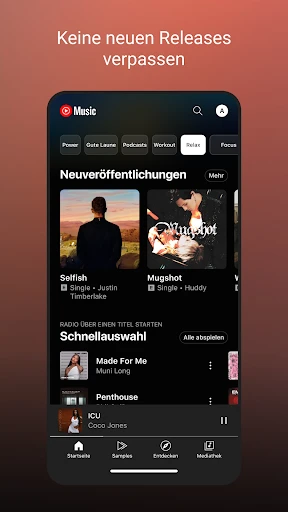 YouTube Music screenshot