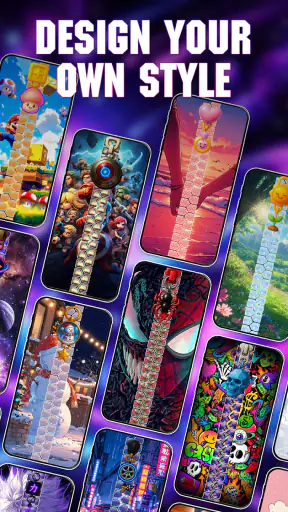 Zipper Lock Screen: Zip Style screenshot