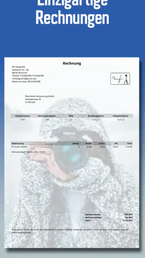 ZUGFeRD Rechnung & Angebot App screenshot
