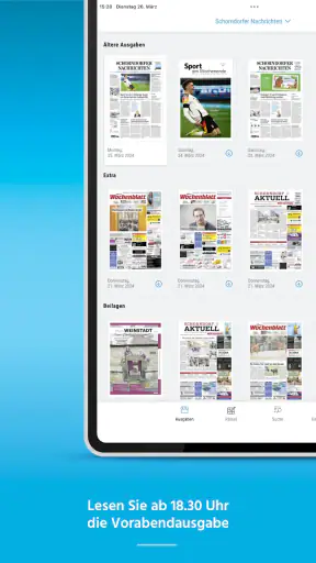 ZVW ePAPER screenshot