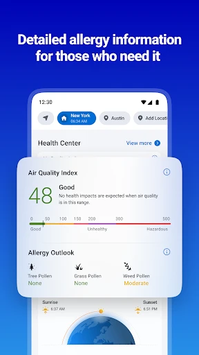 1Weather Forecasts & Radar screenshot