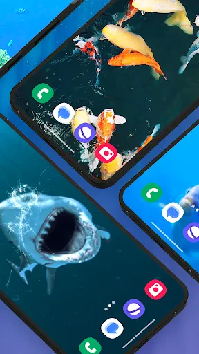 3D Fish Tank Live Wallpaper screenshot