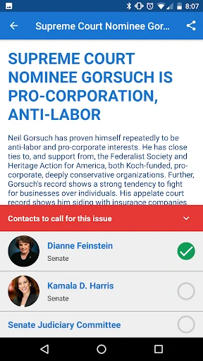 5 Calls: Contact Your Congress screenshot
