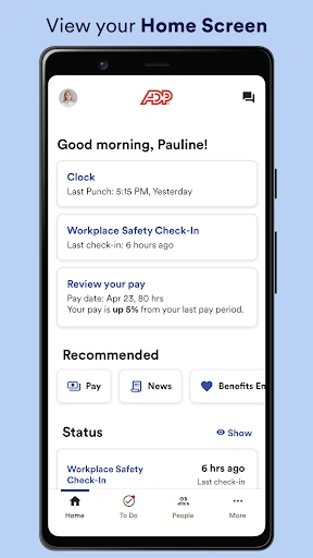 ADP Mobile Solutions screenshot
