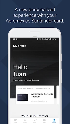 Aeromexico screenshot