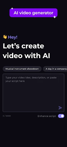 AI Video Maker - Renderforest screenshot