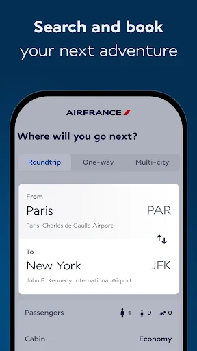 Air France - Book a flight screenshot