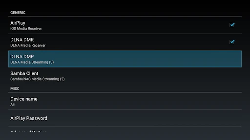 AirReceiver AirPlay Cast DLNA screenshot