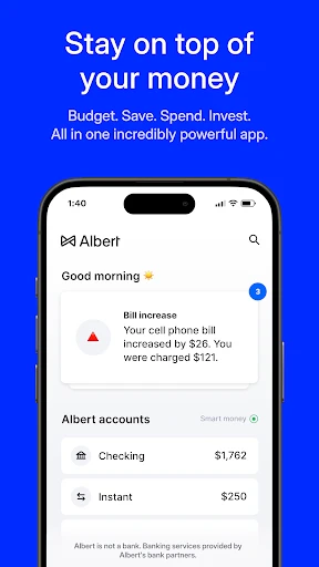 Albert: Budgeting and Banking screenshot