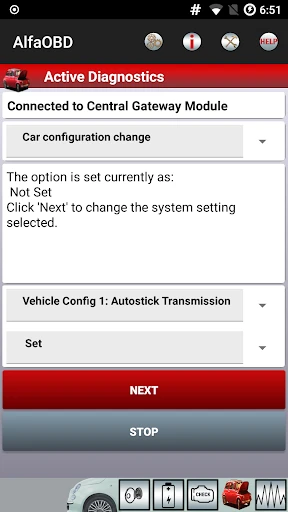 AlfaOBD screenshot