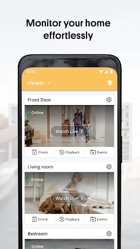 AlfredCamera Home Security app screenshot