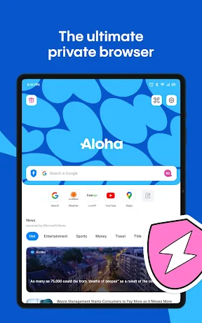 Aloha Private Browser - VPN screenshot