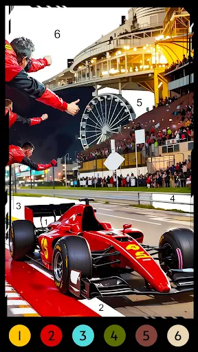 Alpha Color: Men coloring book screenshot