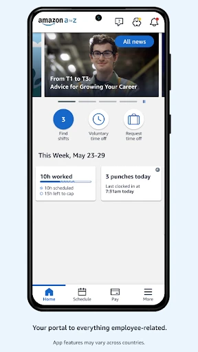 Amazon A to Z screenshot