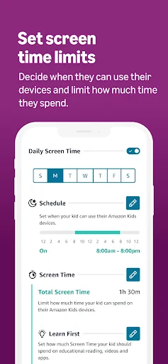 Amazon Kids Parent Dashboard screenshot
