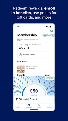 Amex screenshot