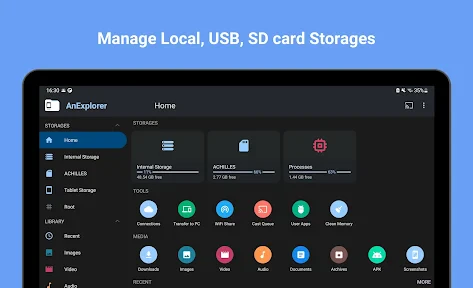 AnExplorer Pro File Transfer screenshot