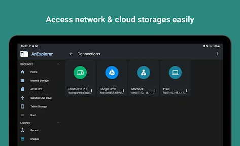 AnExplorer Pro File Transfer screenshot