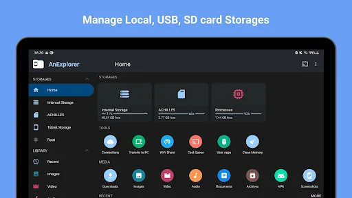 AnExplorer Pro File Transfer screenshot