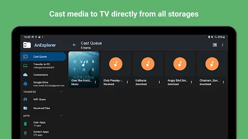 AnExplorer Pro File Transfer screenshot