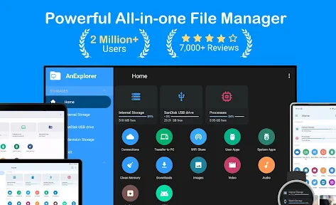 AnExplorer Pro File Transfer screenshot