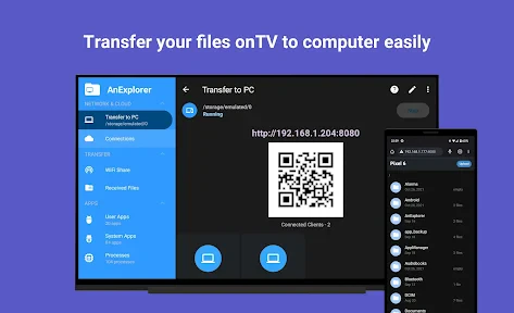 AnExplorer Pro File Transfer screenshot