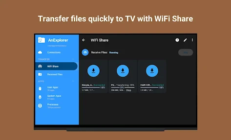 AnExplorer Pro File Transfer screenshot