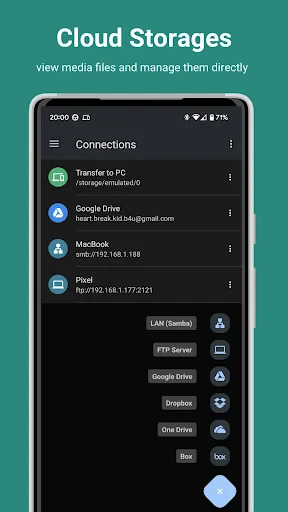AnExplorer Pro File Transfer screenshot