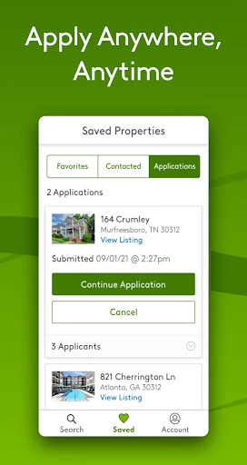 Apartments.com Rental Search screenshot