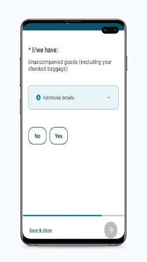 ArriveCAN screenshot