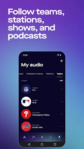 Audacy: Radio & Sports Talk screenshot