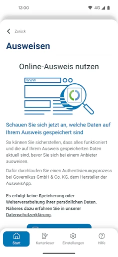 AusweisApp Bund screenshot