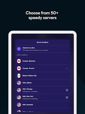 Avast SecureLine VPN & Privacy screenshot