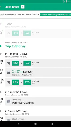 AwardWallet: Track Rewards screenshot