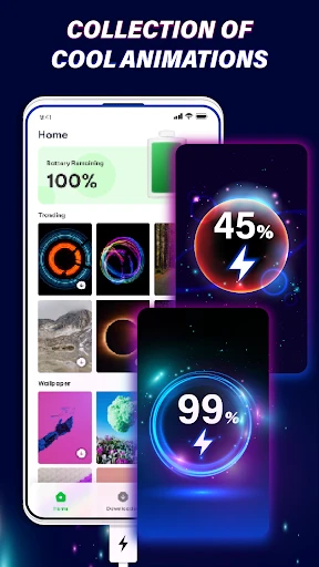 Battery Charging Animation 4D screenshot
