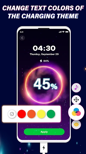 Battery Charging Animation 4D screenshot
