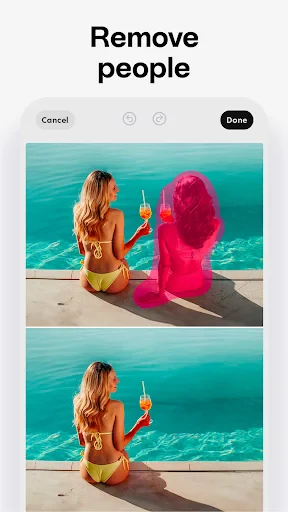 Bazaart AI Photo Editor Design screenshot