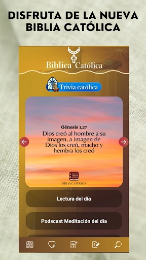 Biblia Católica en español screenshot