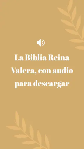 Biblia Reina Valera con audio screenshot