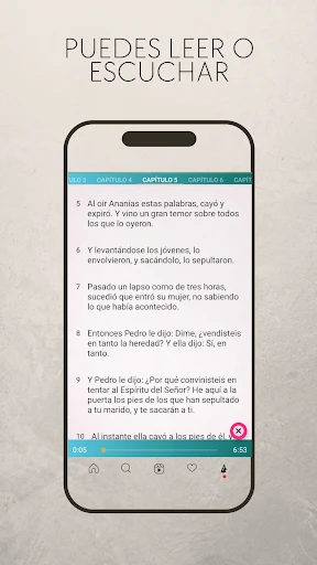 Biblia Reina Valera en español screenshot