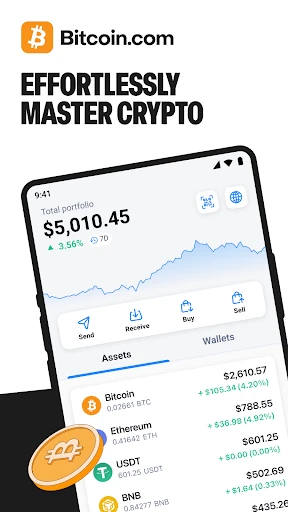 Bitcoin.com Wallet: Buy, Sell screenshot