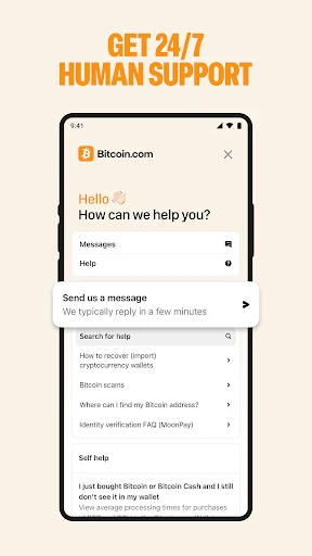 Bitcoin.com Wallet: Buy, Sell screenshot
